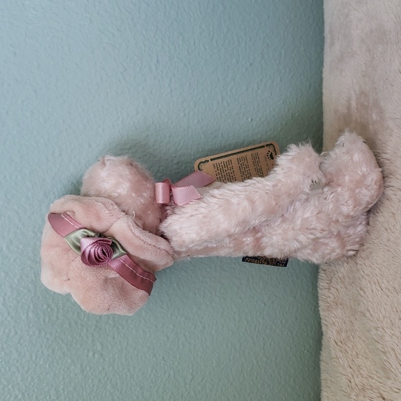 Alouetta de Grizetta •Boyds Bears & Friends•  Pink Velvet Rose Hat Ribbon, NWT - Picture 5 of 10